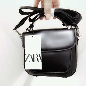 NWT Zara MINI FLAP CROSSBODY BAG